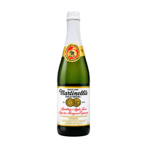 Botella con jugo de manzana espumoso martinellis de 750ml + vitamina c
