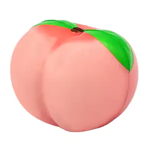 1pza squeeze antiestrés en forma de durazno, pequeño hecho de esponja…