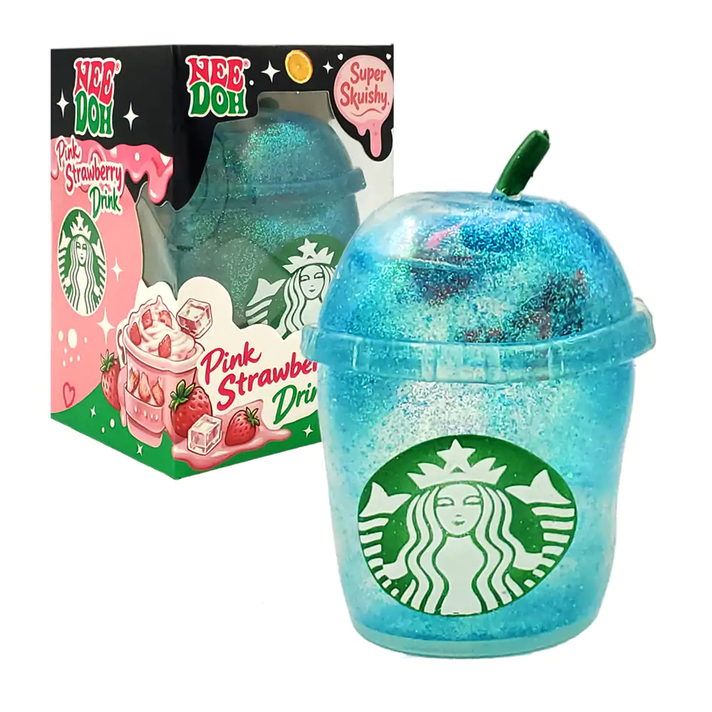 Squeeze antiestrés en forma de vaso con temática de starbucks, variedad de colores / 1869-71