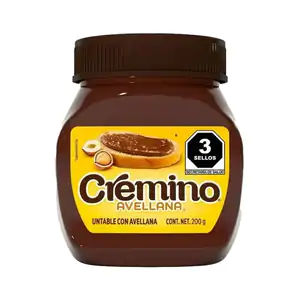 Frasco cremino con crema untable sabor avellana 200g / 214905