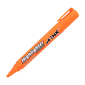 1pza Marcatextos - resaltador a-ink en color naranja con punta bisela…
