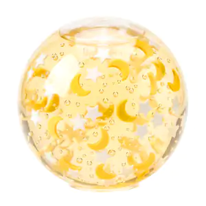 Squeeze antiestrés con forma de esfera con relleno de estrellas y lun…