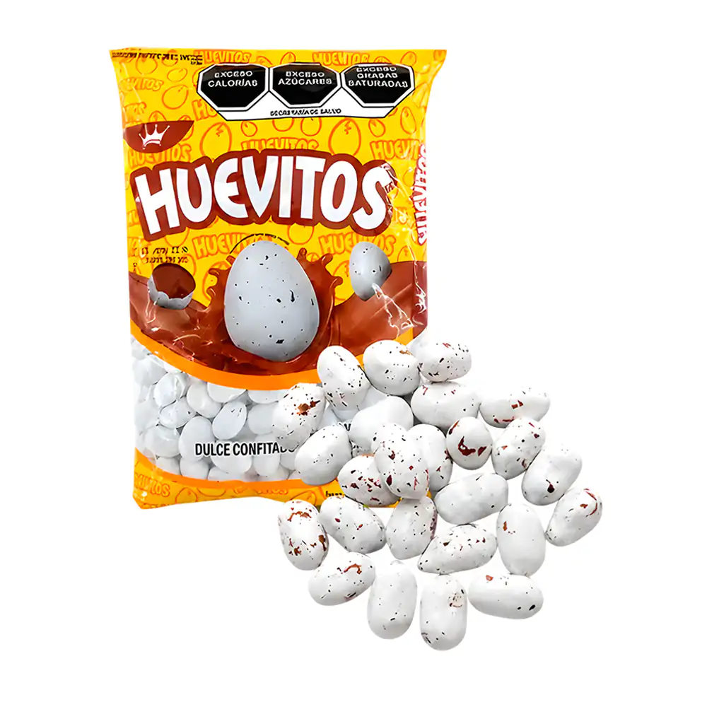 Bolsa con 500g de huevitos, chocolate cubierto en forma de huevito / 257254