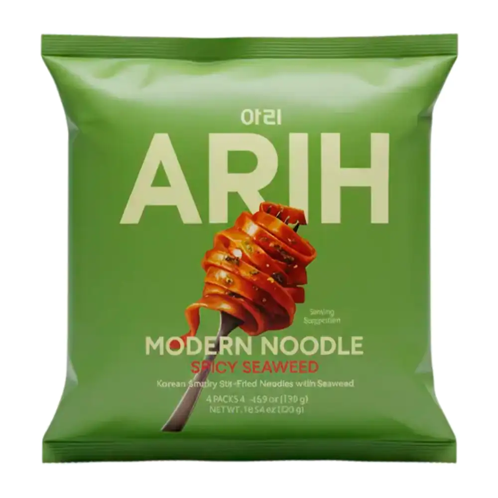 Ramen instantáneo arih seaweed picoso con alga marina, 130g / 257780
