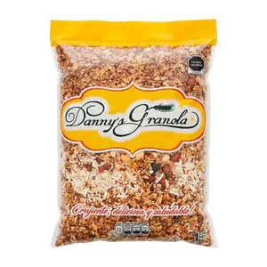 Bolsa con 1 kilo de granola danny´s, mix con amaranto, coco y semilla…