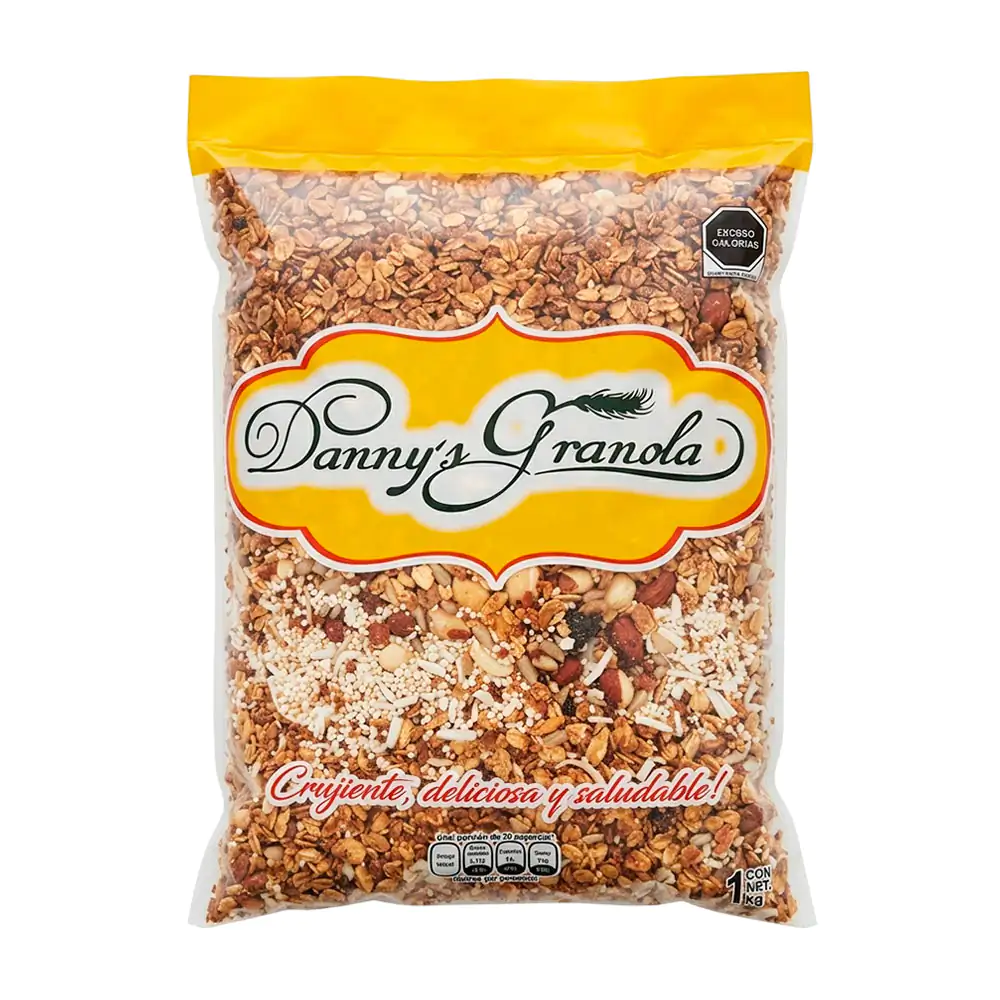 Bolsa con 1 kilo de granola danny´s, mix con amaranto, coco y semillas / 259005