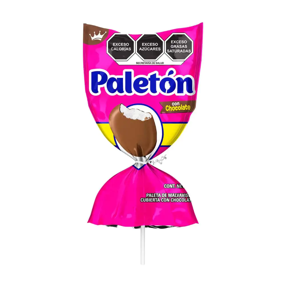 1pzas de paleta de malvavisco cubierta de chocolate corona 20g / 2609…
