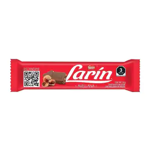 1pza chocolate larín más almendra, chocolate con leche y almendra en …