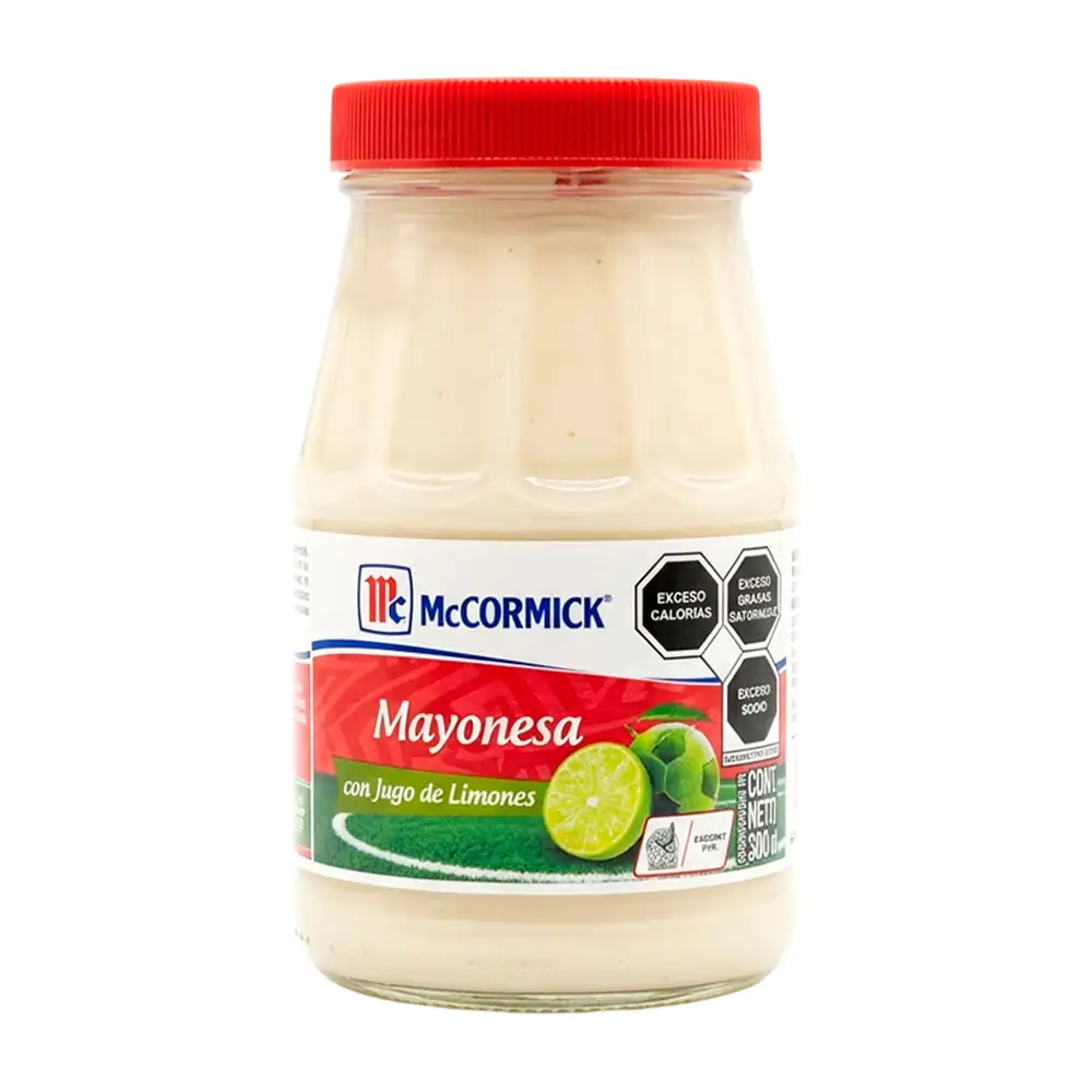 Bote con 390 gramos de mayonesa con jugo de limón mccormick / 340139