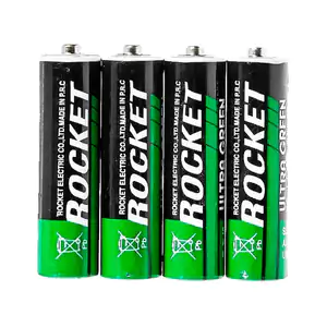 Blíster de 4 pilas rocket AA 1.5v / 38 / doble aa rocket