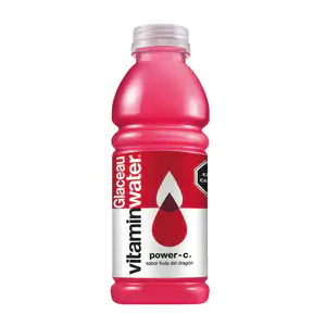 1pza botella de agua glaceau fortificada con vitaminas, sabor fruta d…