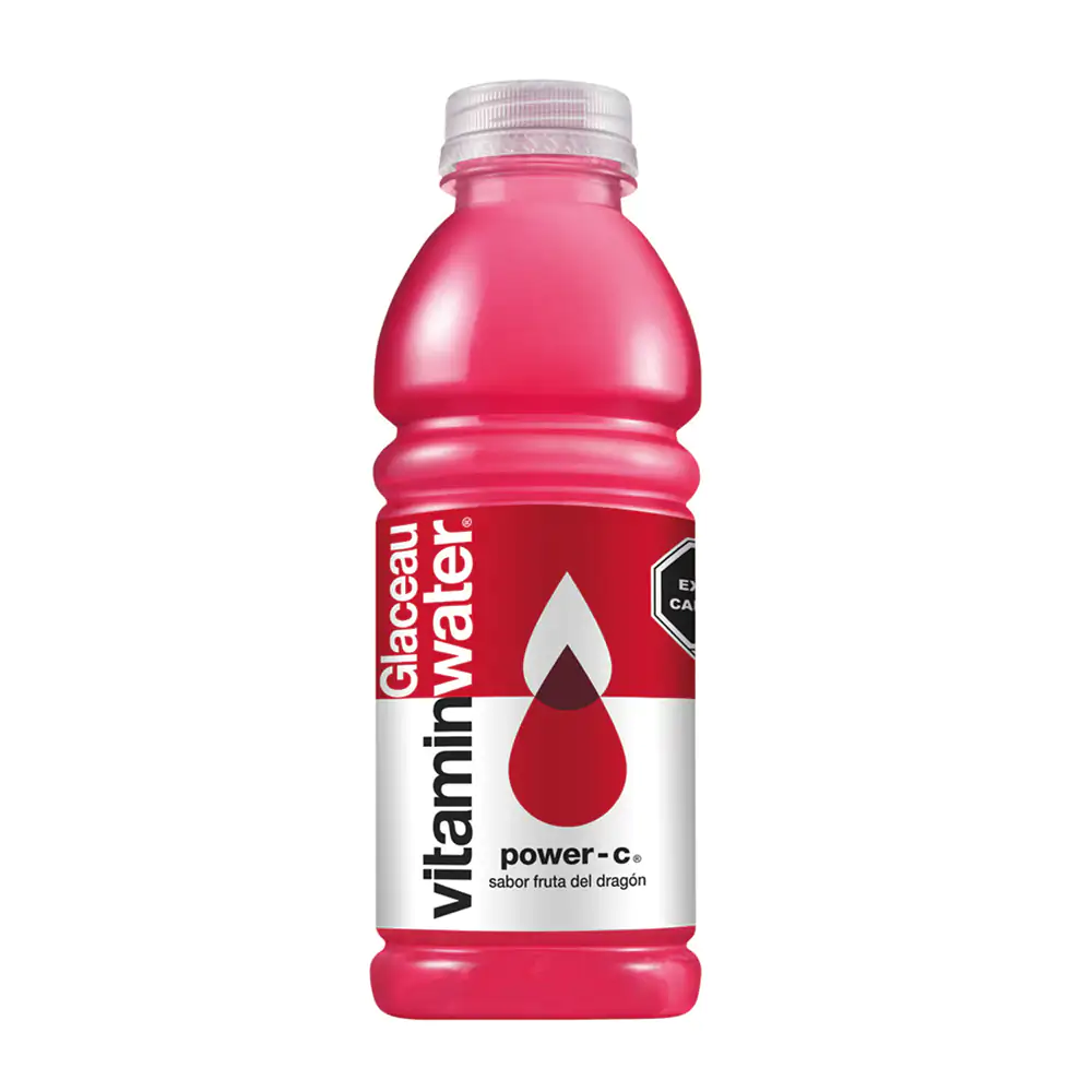 1pza botella de agua glaceau fortificada con vitaminas, sabor fruta del dragón, 500ml / 386369