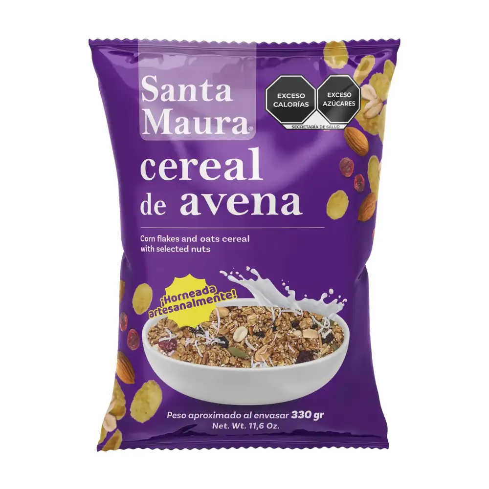 Bolsa de cereal de avena santa maura, horneado artesanalmente , 330g / 391352