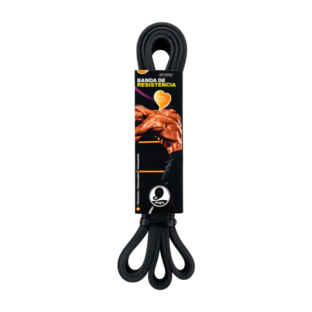 Set con 2 bandas elásticas de resistencia para ejercitar, 45mm grosor, 21mm anch, variedad de colores