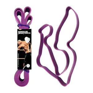 Set con 2 bandas elásticas de resistencia para ejercitar, 45mm grosor…