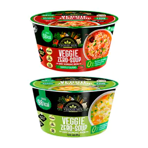 1pza Tazón - bowl con arroz instantáneo veggie mix baja en calorías, …