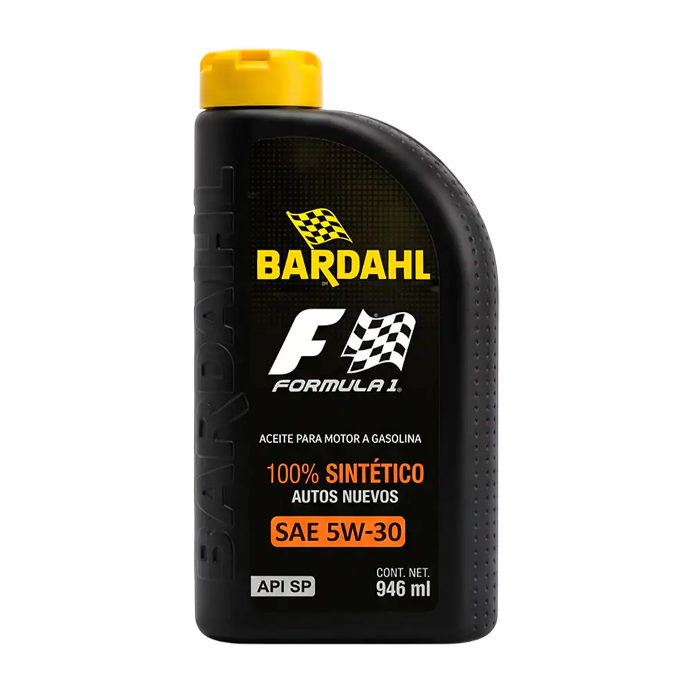 Aceite para motor a gasolina bardahl 100% sintético de 946ml, sae 5w-…