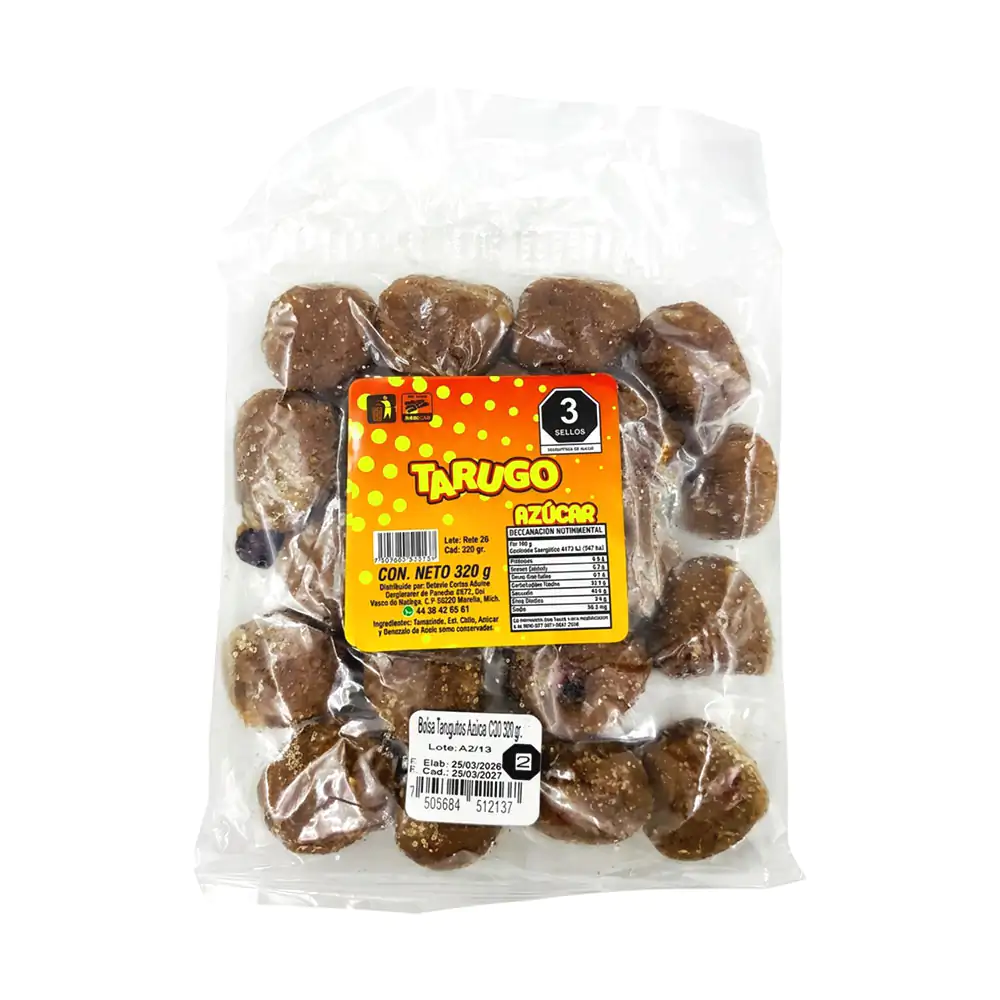 Bolsa con 320g de tarugos espolvoreados con azúcar / 512137