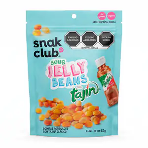 Bolsa con mini gomitas - frijoles tipo grajeas cubiertas con tajin, 6…