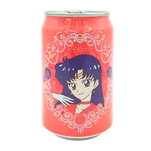 1pza bebida carbonatada con temática de sailor moon, sailor mars, sab…