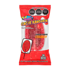 Paquete de dulce cachetada / caramelo suave, sabor chamoy, 20pzs, 185…