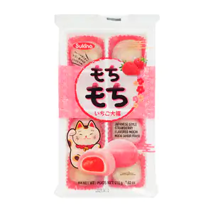 Paquete sukina mochi con 8pzas de pastelillos de masa de arroz con r…
