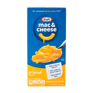 Caja kraft con macarrones con queso sabor original, 206g
