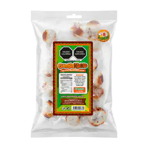 Bolsa con 20 dulces de coco rellenos de guayaba tipo cocada horneada,…