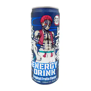 1pza bebida energética temática demon slayer akasa, sabor frutas trop…