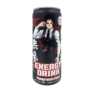 1pza bebida energética temática demon slayer musan, sabor granada, 33…