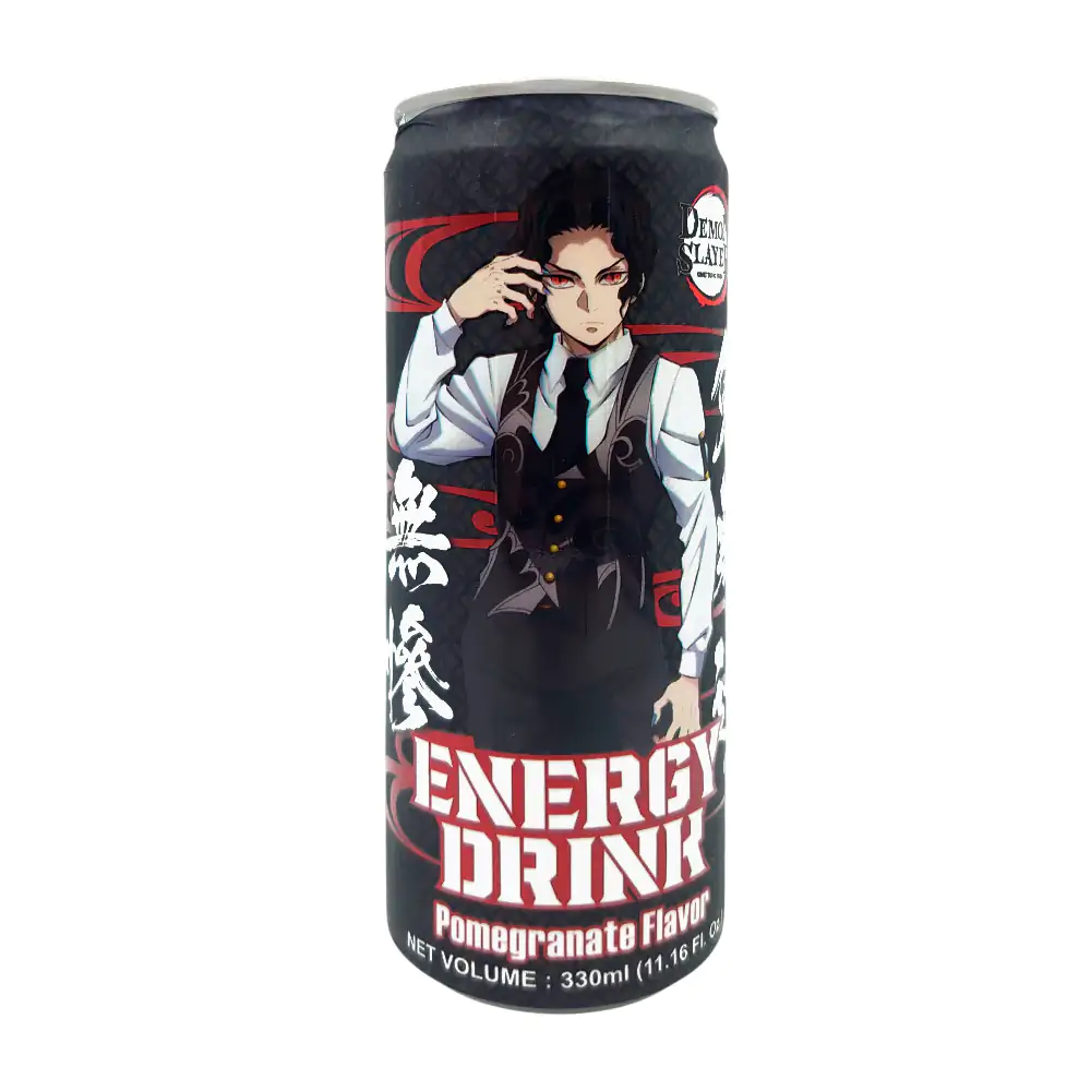 1pza bebida energética temática demon slayer musan, sabor granada, 330ml / 897378