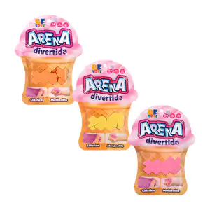 Arena divertida BF toys elástica y moldeable, variedad de colores / 9…