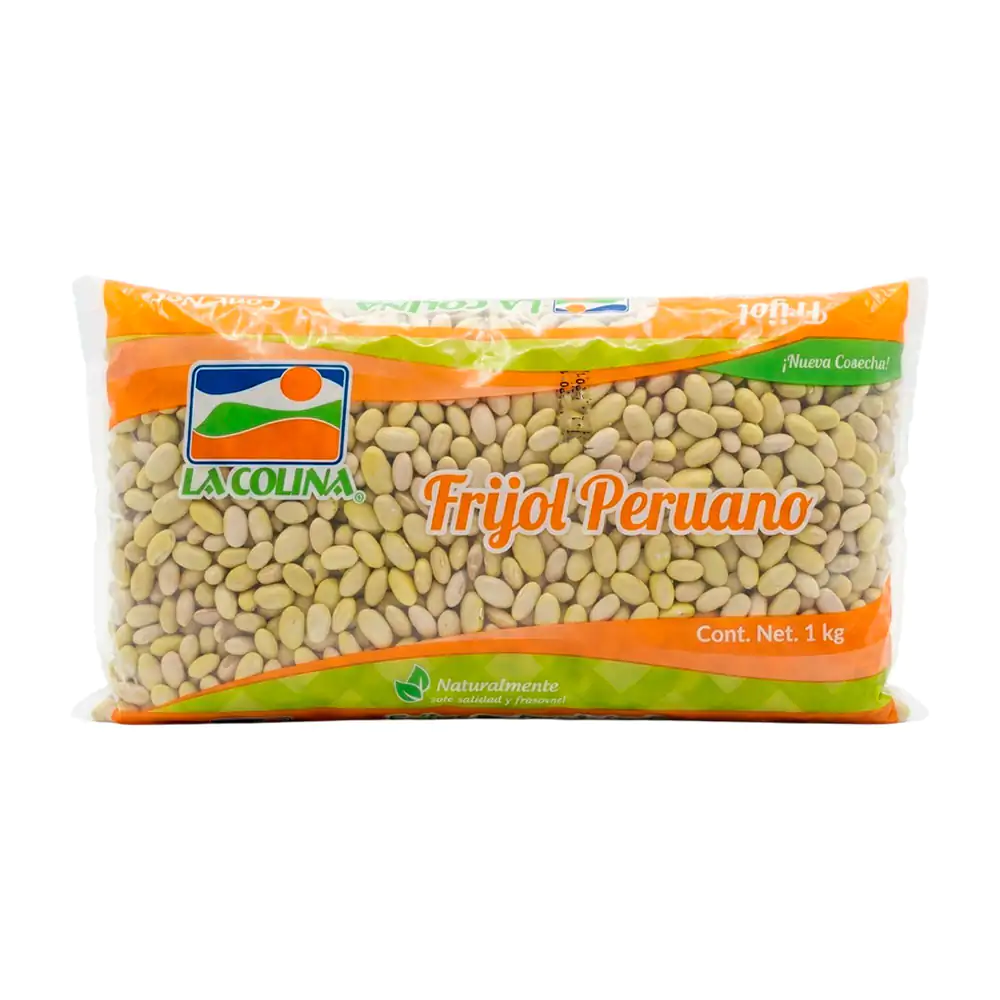 Bolsa con 1 kilo de frijol peruano natural, la colina / 940016