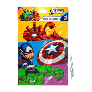 Diario pequeño con candado y estampado de los vengadores + juego de l…