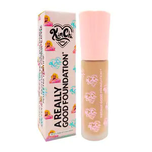 1pza base líquida para maquillaje, cobertura alta, tono light warm, 3…