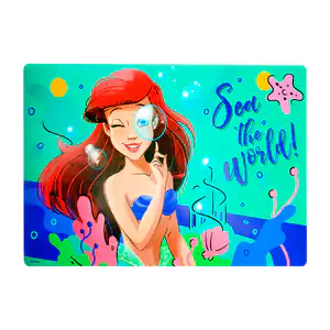 1pza Mantel de plástico cuadrado de 43x28cm con estampado de la siren…
