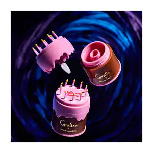 1pza Labial en gel con aroma a pastel beauty creations x coraline / w…