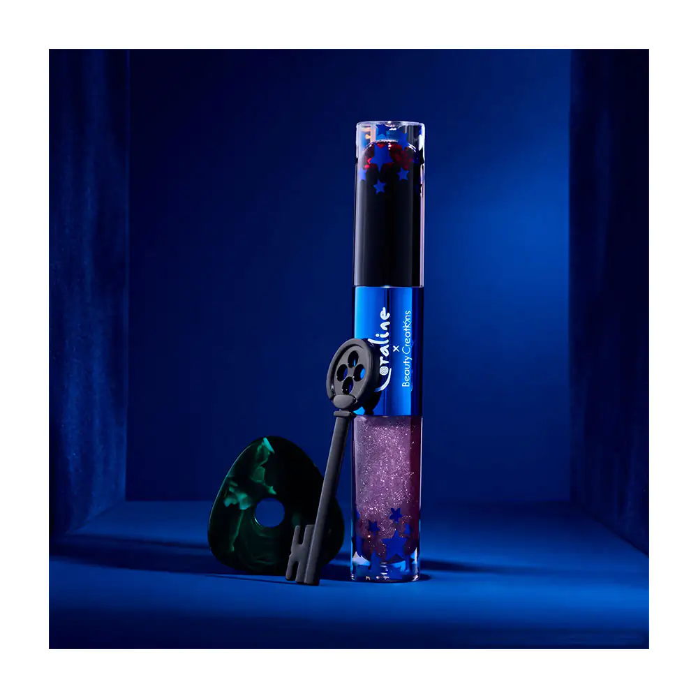 1pza dúo de tinta y brillo labial stay forever, beauty creations x coraline / Bratty Dizzy Dreamer