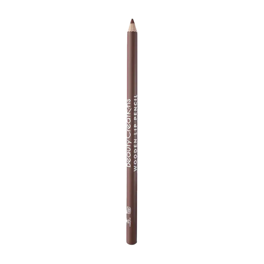 1pza lápiz delineador de labios en tonos nude, 1.4g, tono 12 / wooden lip pencil