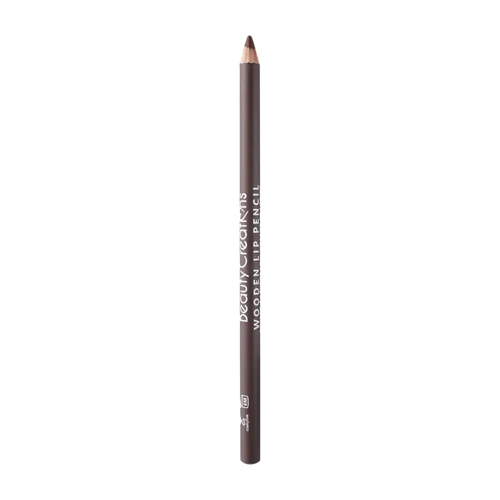 1pza lápiz delineador de labios en tonos nude, 1.4g, tono 16 / wooden lip pencil