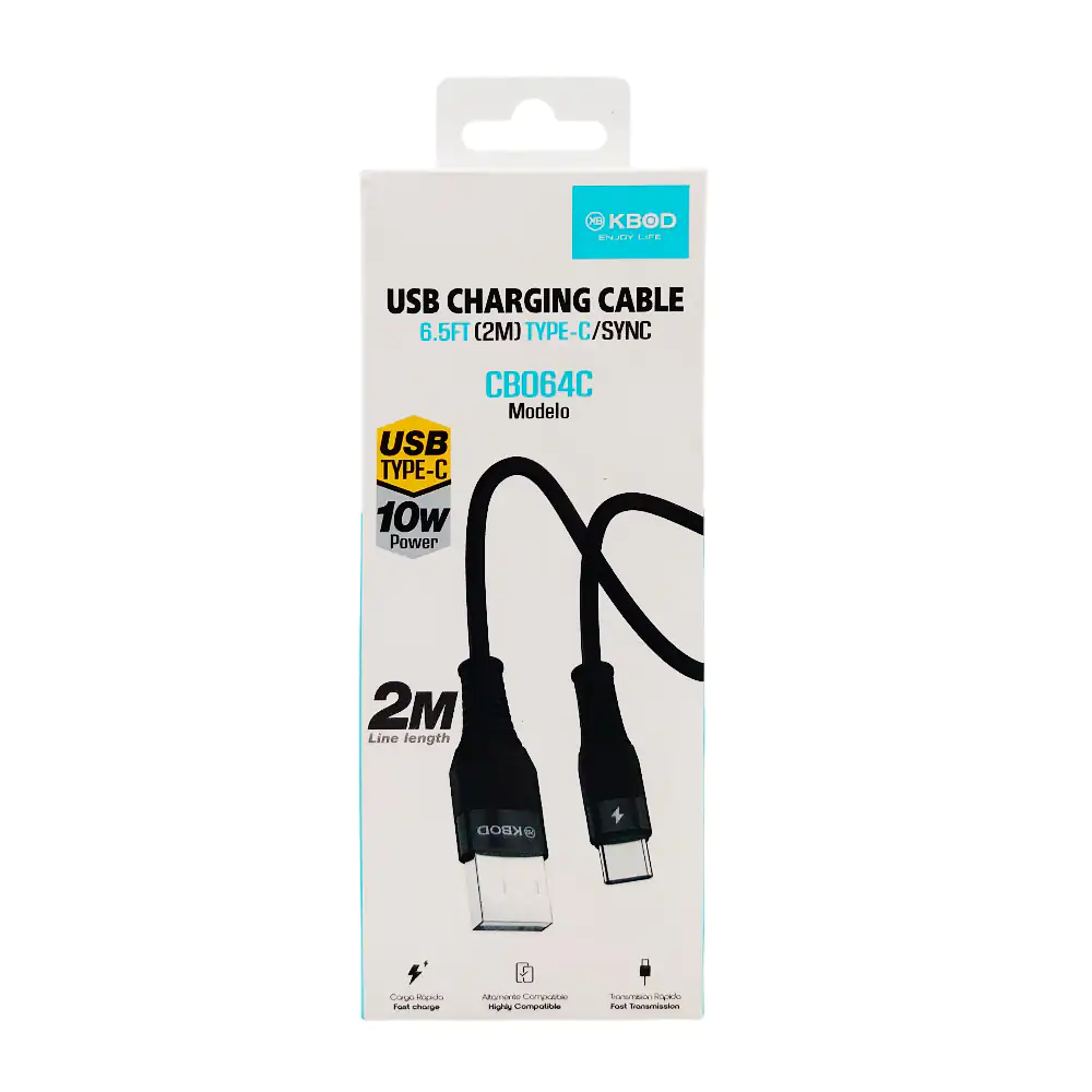 Cable para carga rápida, potencia de 10w con cable usb-c a c de 2m / …