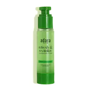 Limpiador facial en espuma adara refresh y revitalize de pepino y nia…