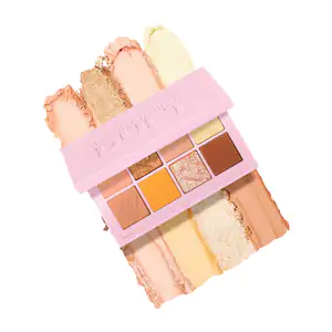 1pza mini paleta de sombras rectangular con 8 tonos diferentes + espe…