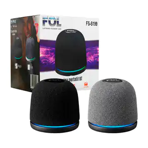Bocina pequeña fol inalámbrica + disco magnético, variedad de colores