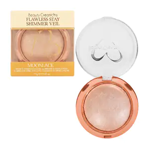 1pza Iluminador de crema a polvo beauty creations en tono moonlace, 1…