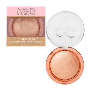 1pza Iluminador de crema a polvo beauty creations en tono champagne k…