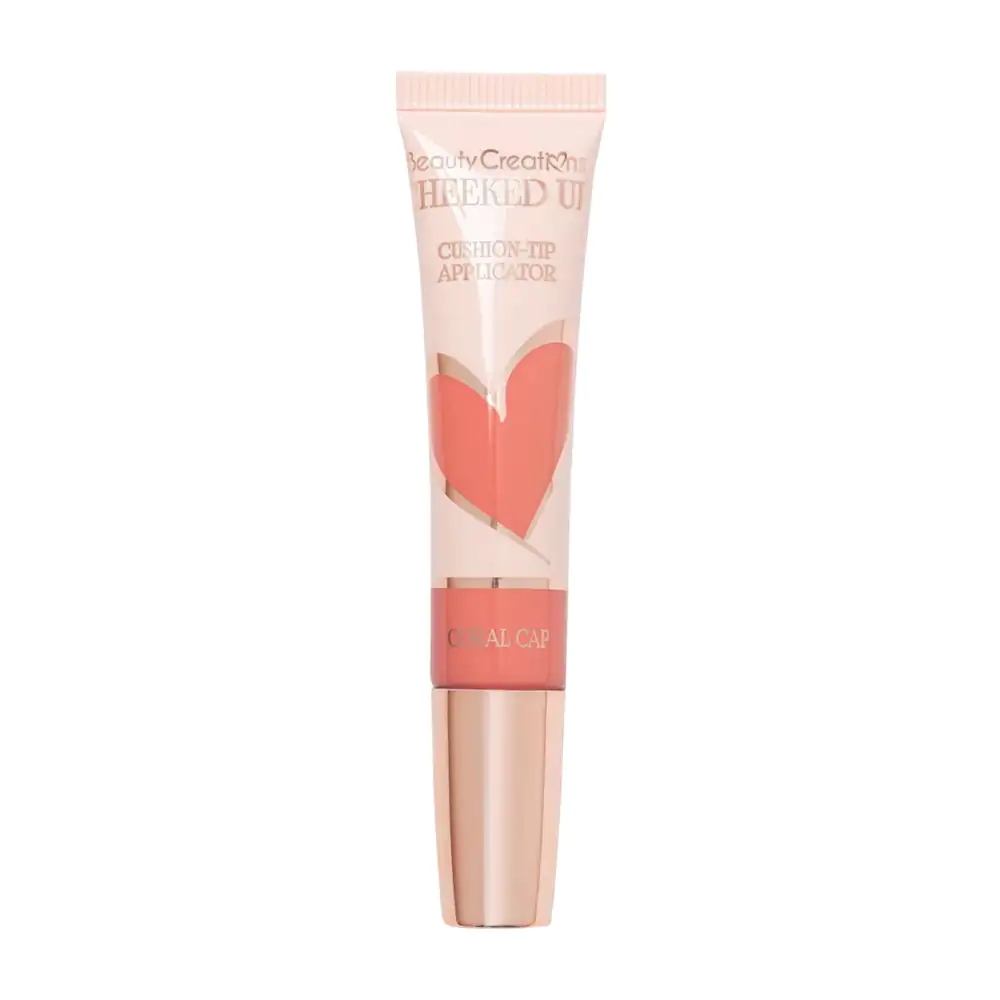 1pza rubor líquido con vitamina e cheeked up con esponja aplicadora cuchion-tip, 12g, tono 5