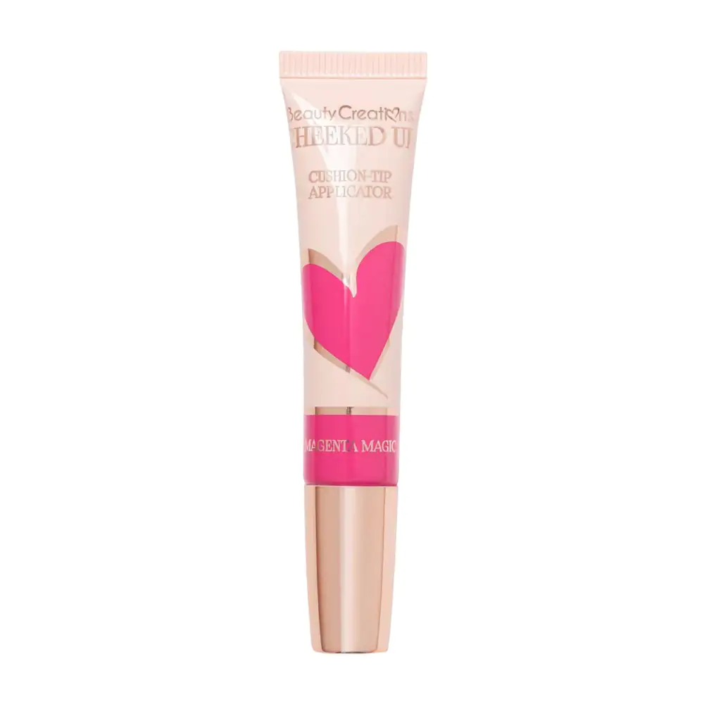 1pza rubor líquido con vitamina e cheeked up con esponja aplicadora cuchion-tip, 12g, tono 6
