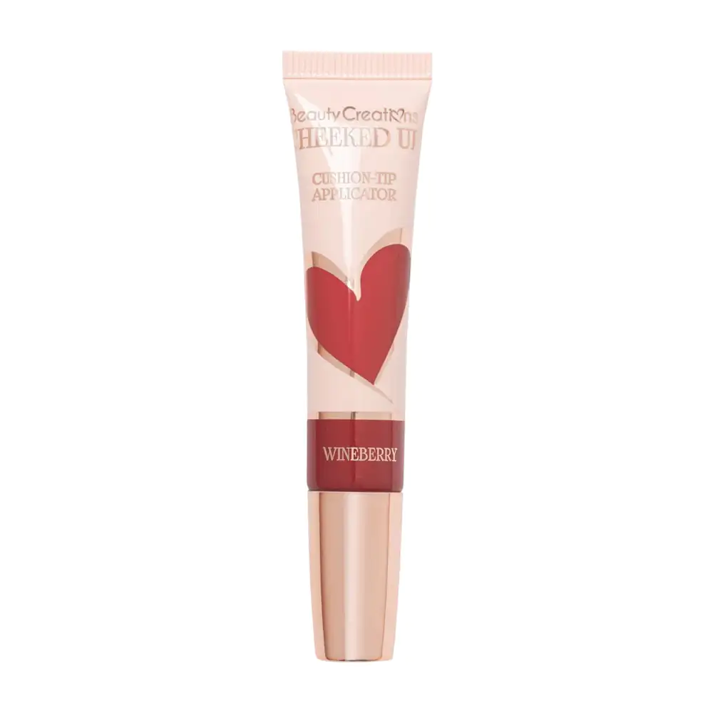 1pza rubor líquido con vitamina e cheeked up con esponja aplicadora cuchion-tip, 12g, tono 8