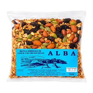 Bolsa con 500gr de granola con coco y frutos naturales / granola